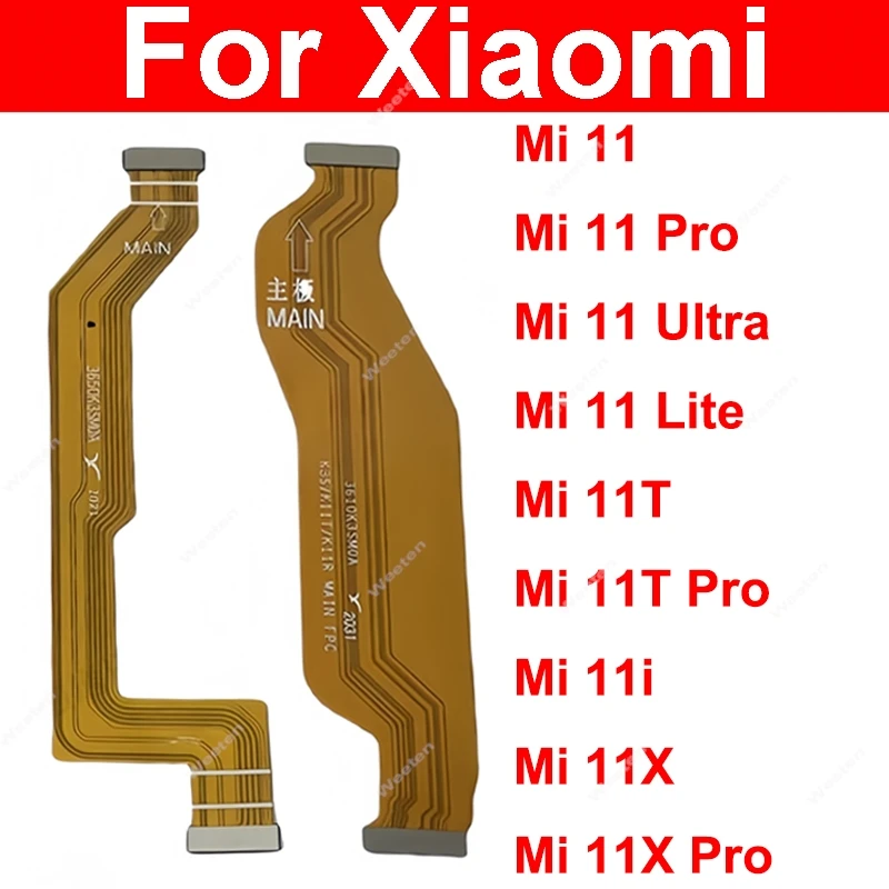 LCD Connect Flex Cable For Xioami Mi 11 11T 11i 11X Lite Pro Ultra Global 4G 5G Motherboard LCD Display Connector Ribbon