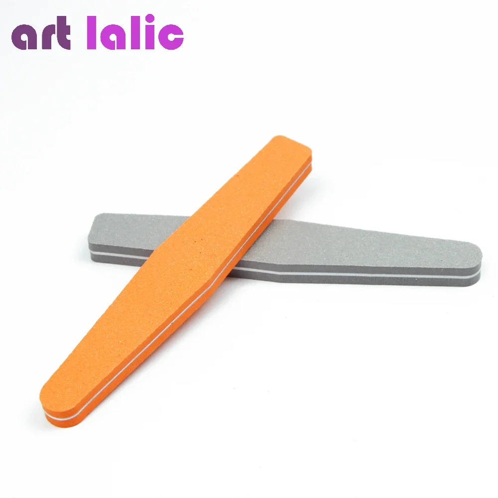Sanding Files Buffer Block, Sandpaper for Salon Manicure, UV Gel Polisher Tool, Random Colors, 100/180, 1Pc