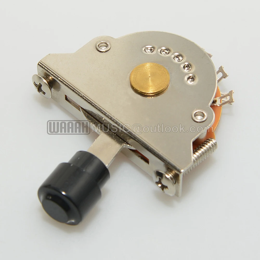 3 Way 5 Way Guitar Pickup Switch including Screws Pickup Selector Metal For Electric Guitar Replacement