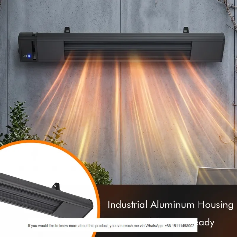 IP65 Approved Aluminium Alloy Housing Remote Control Patio Heater Electric 3.2Kw Heater