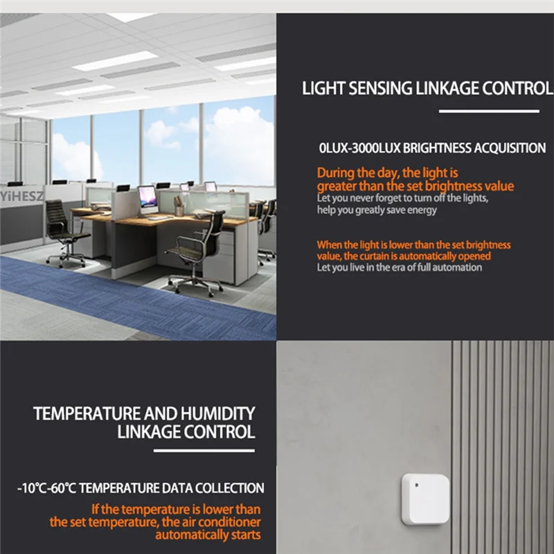 【NEW】Tuya Zigbee 광도계 온습도계 스마트 광 센서 습도계 환경 모니터 밝기 감지기