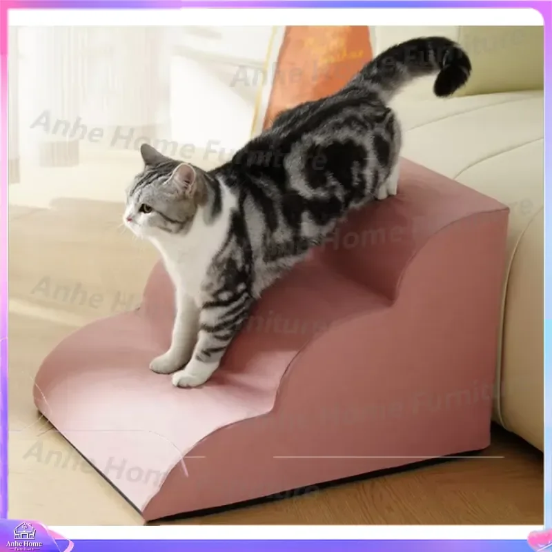 Modern Cat Ramp Pet Stairs Lightweight Non Slip Dog Steps Indoor Furniture Climbing Aid for Small Medium Pets Jumping