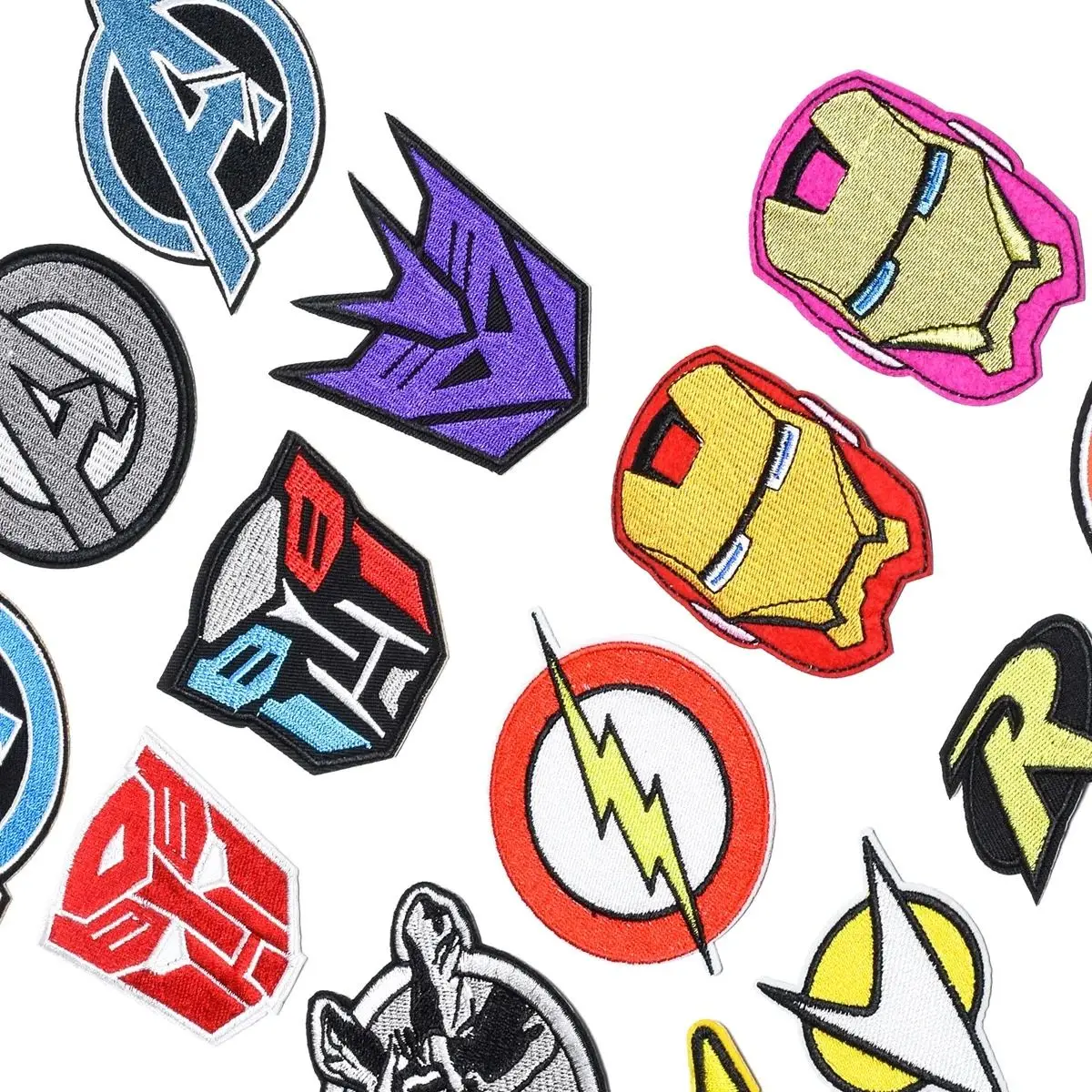 

Anime Animal Superheroes Disney Cartoon Iron on Adhesive Embroidery Patches For Sew Clothes DIY Jackets Decor jeans Applique