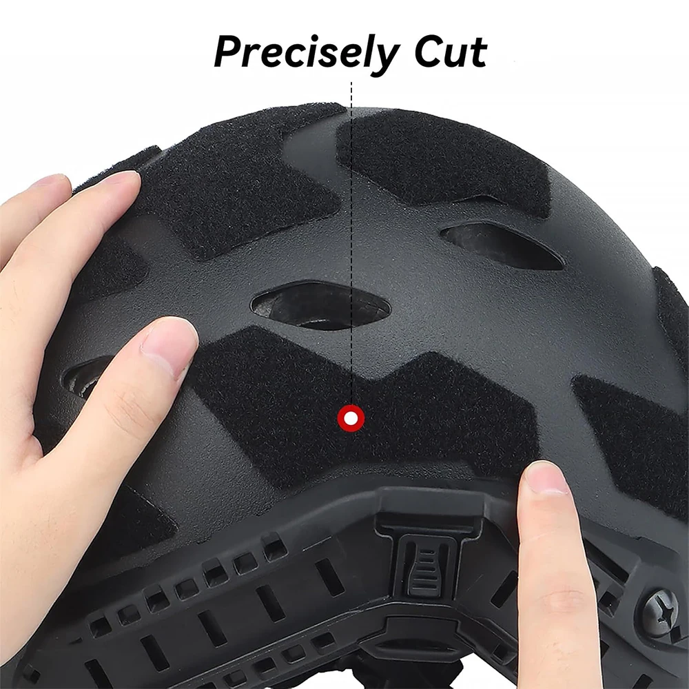 11pcs FAST Helmet Magic Sticker Airsoft Helmet Patches Hook and Loop Sticky for FAST Tactical Helmet Accessories