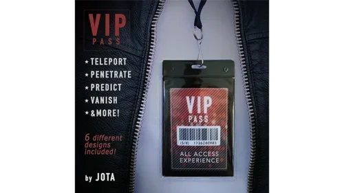 VIP PASS by Jota Close up Magic Tricks Mentalism Magia Magie Magicians Prop Accessory Illusion Gimmick Tutorial