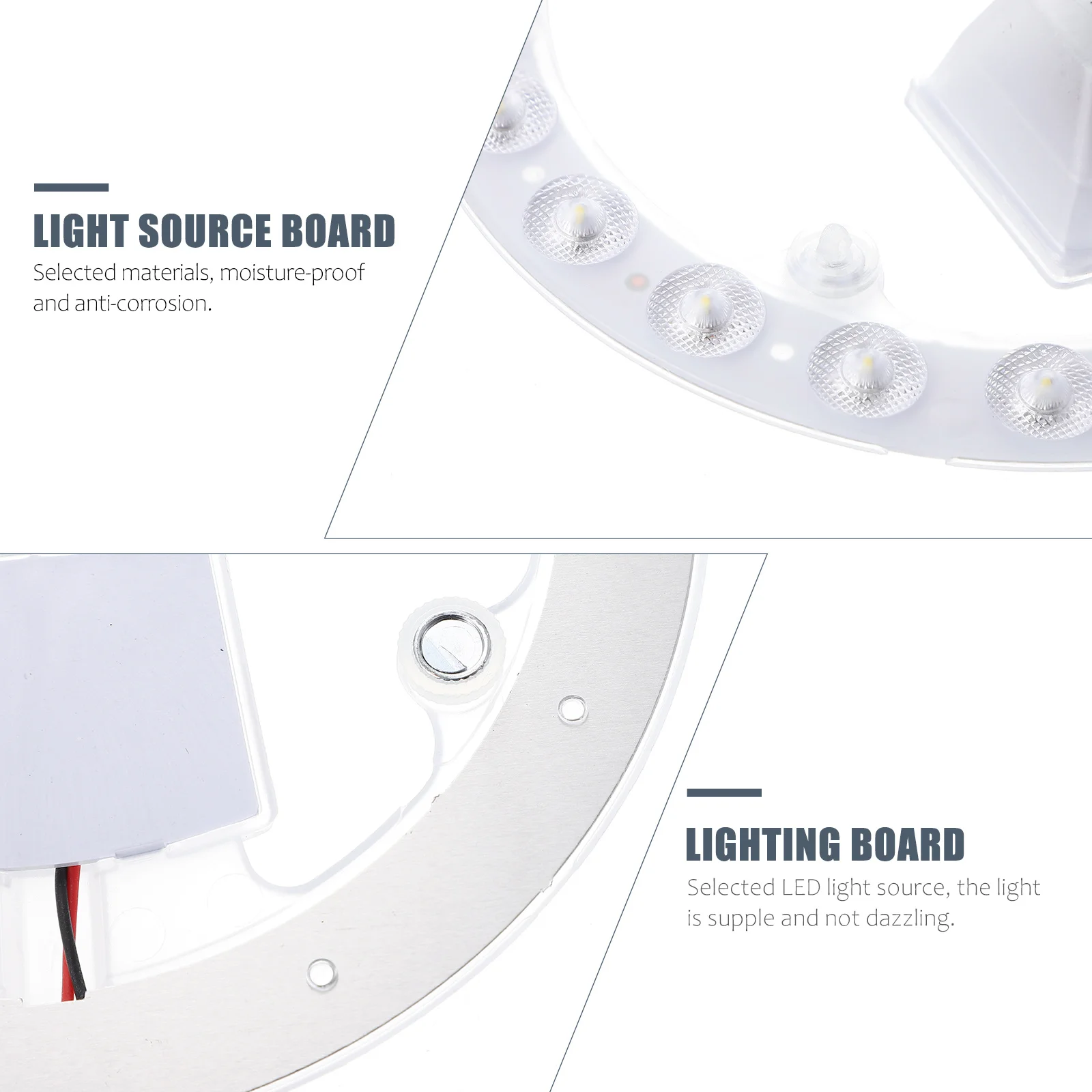 Magnetic Circular Led Light Source Panel For Ceiling Light Transformation Durable Moisture-Proof Lamp Board Lighting Supply