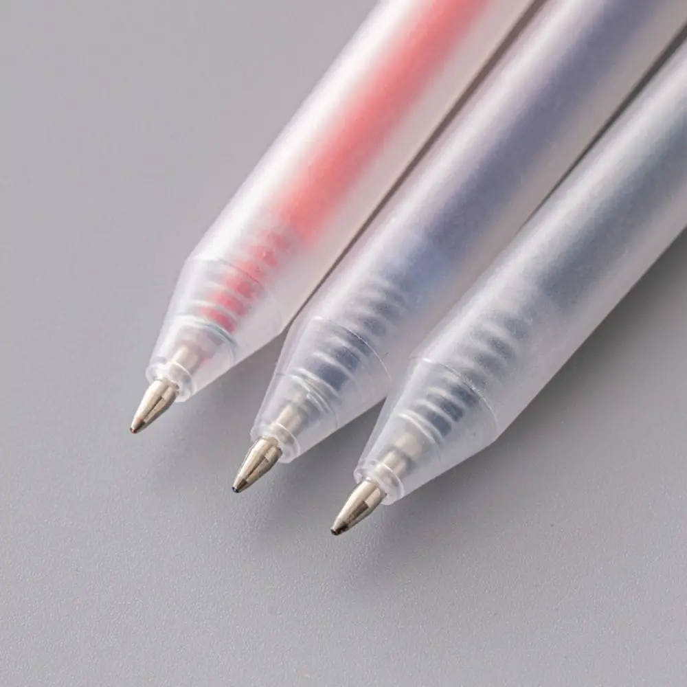 Multifunctional Quick-drying Gel Pen Black/Blue/Red Ink 0.5mm Pen Tip Neutral Pen Press Type Signature Pens Stationery