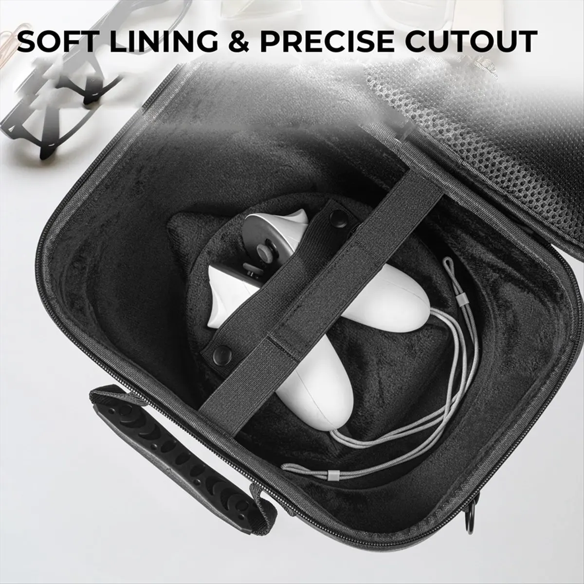 (DT37) For Meta Quest 3 VR Accessories Storage Case Elite Headset Travel Carrying Case Hard Shell Shoulder Bag for Quest 3