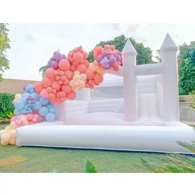 Popular Bouncer Inflatable Wedding Bouncy Castle Inflatable PVC Bouncer Outdoor Wedding Combo