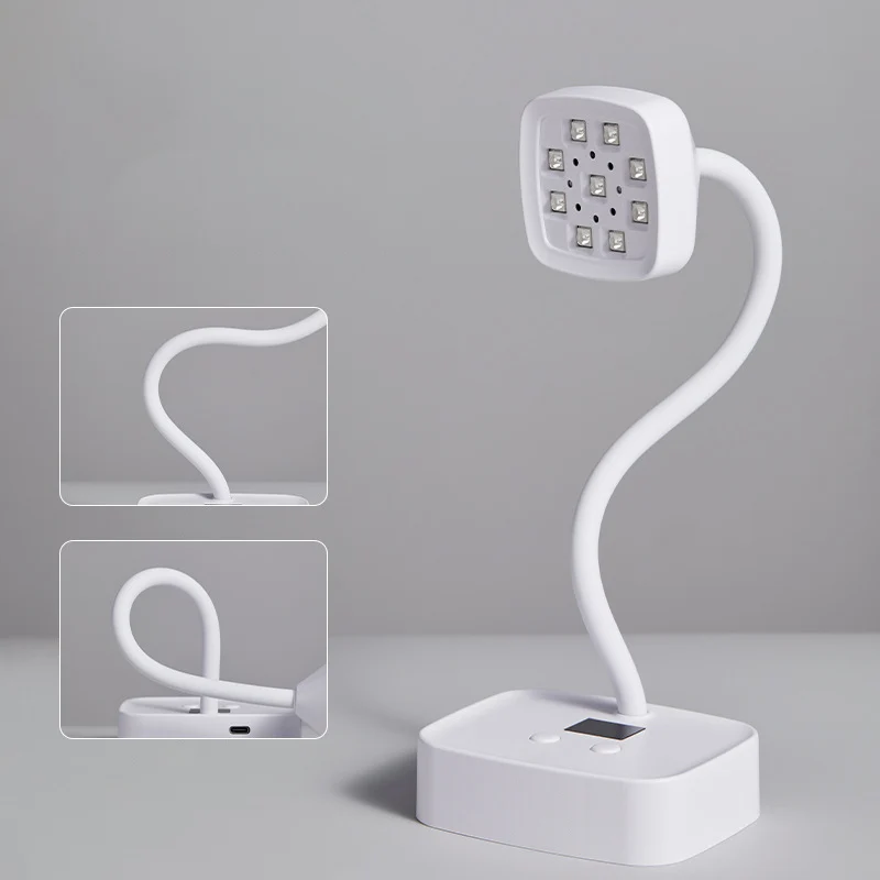 Mini UV LED Sensor Nagel Lampe Wiederaufladbare Nagel Licht Trockner für Nagellack UV USB Tragbare LED Maniküre Tisch Lampe