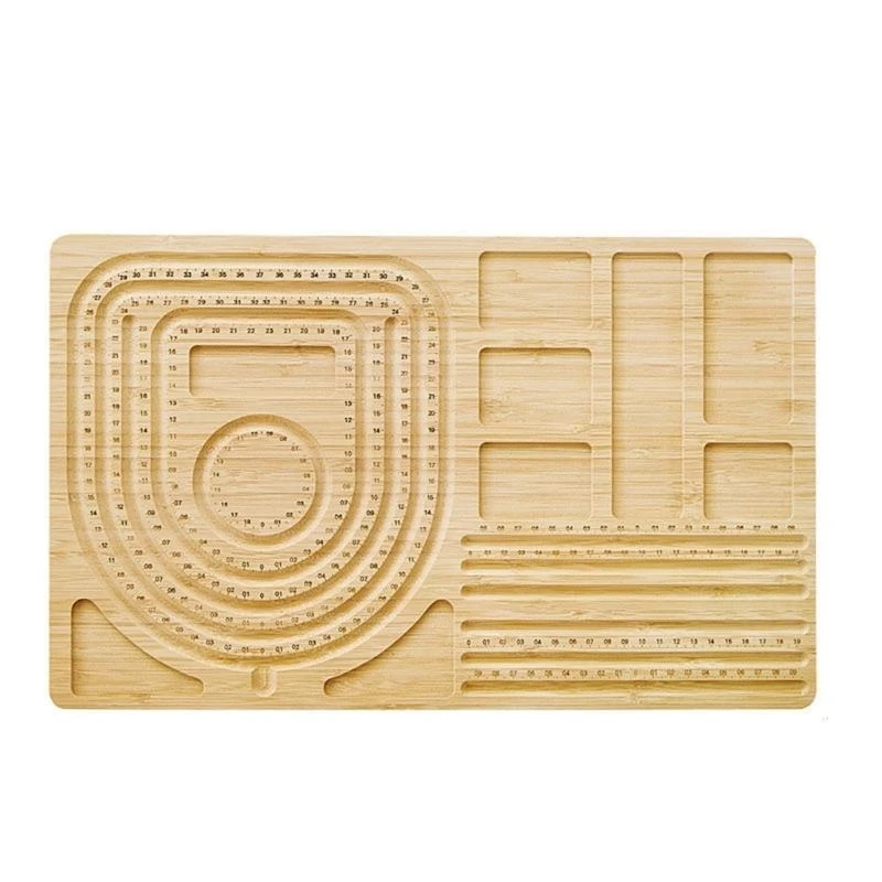 

Solid Bead Board For DIY Bracelet Necklace Beading Jewelry Making Tray Craft Measuring Tool Accessories