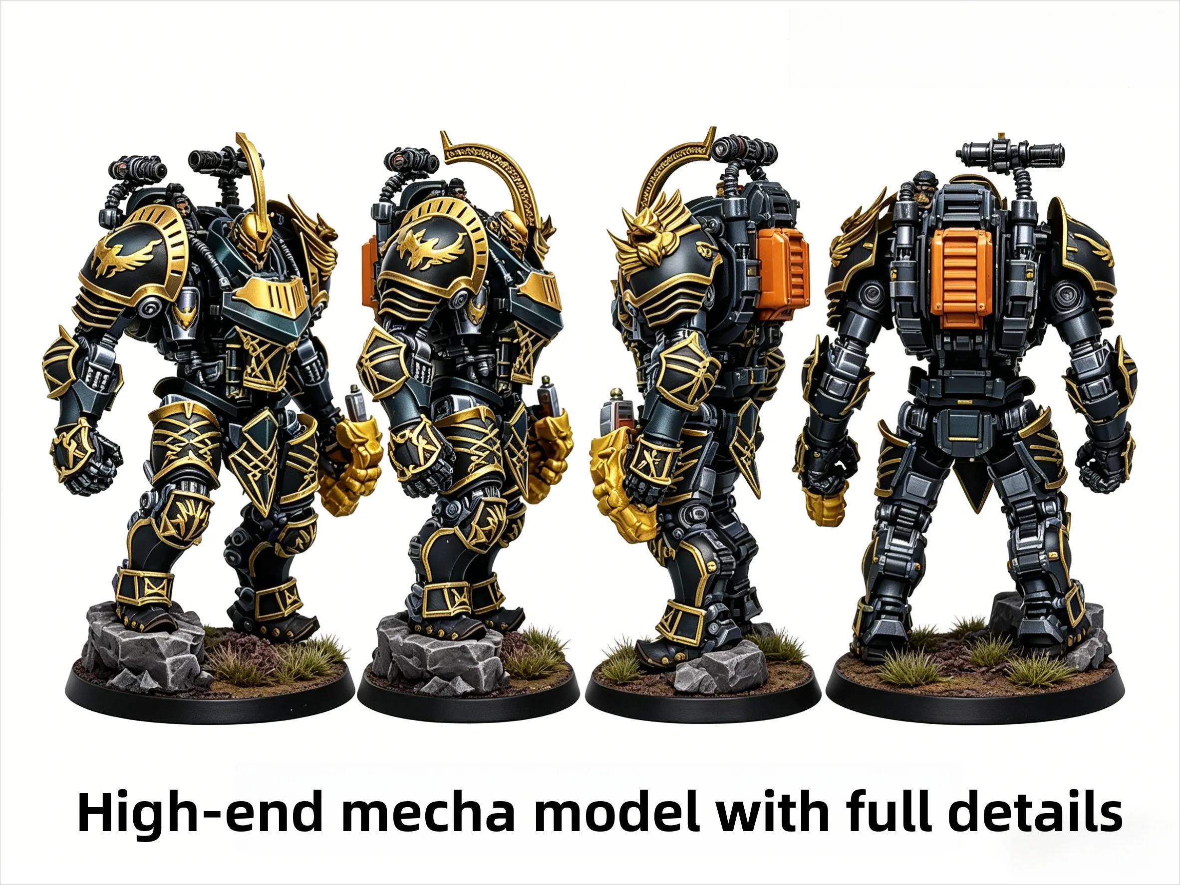 

Advanced Mecha Warrior, Cast Resin Model Assembly Kit, GK， Resin Model Kit, Unpainted