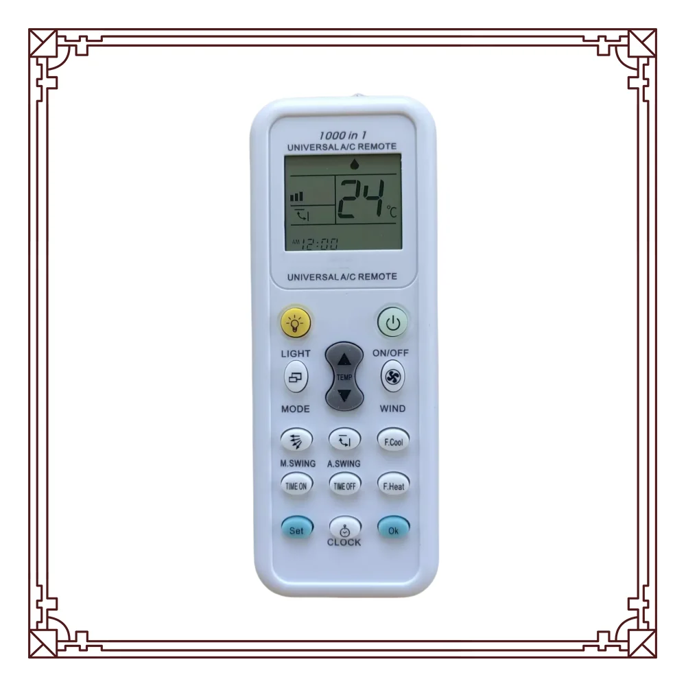 New universal Air Conditioner remote control fit for K-1028E Samsung Hair Hamilton Hicon Fujitsu Helton