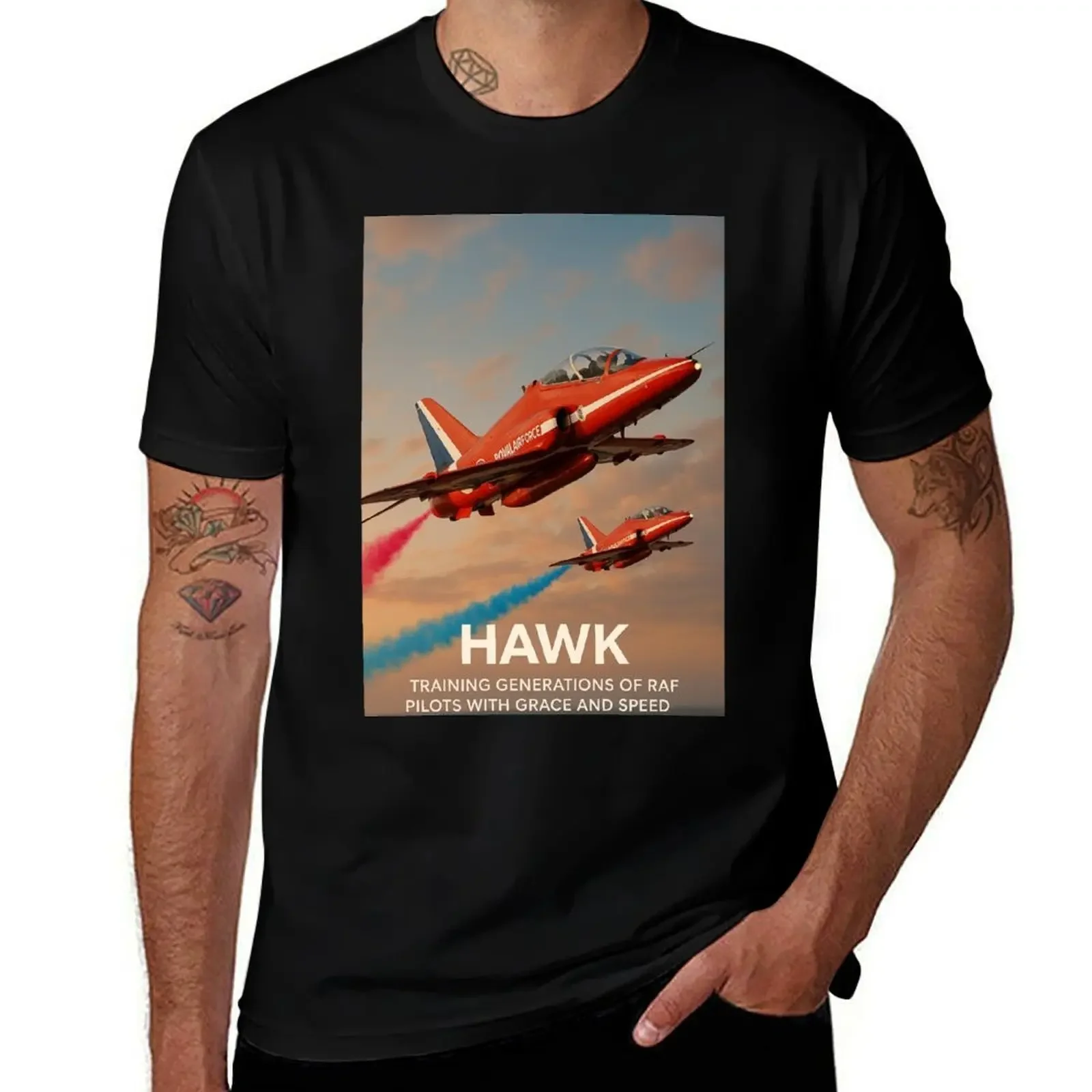

Hawk T.1 T-Shirt cotton man t-shirts boys whites graphics t shirts for men