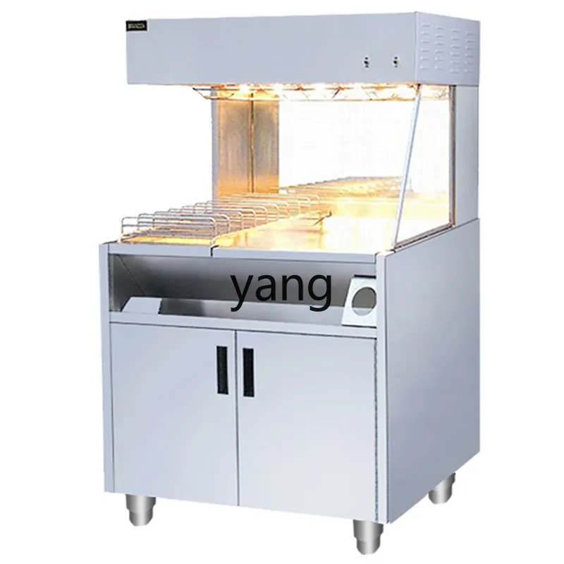 LH Vertical French Fries Workstation Commercial French Fries Insulation Cabinet Thickened Stainless Steel Workbench
