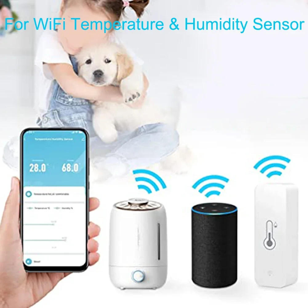 

Humidity Temperature Sensor Monitor for Indoor Use For Room Garden Office with Real Time Alerts and Data Export Features