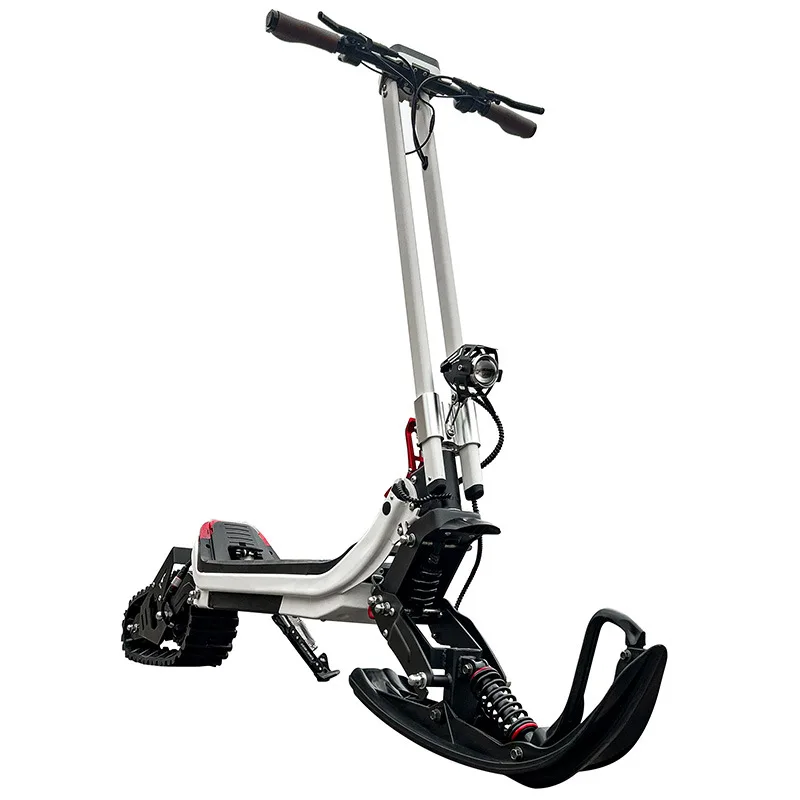 3 in 1All Terrain Foldable Multi-Speed Electric Snowmobile 1800w  Snow Tracked Vehicle Electric Scooter