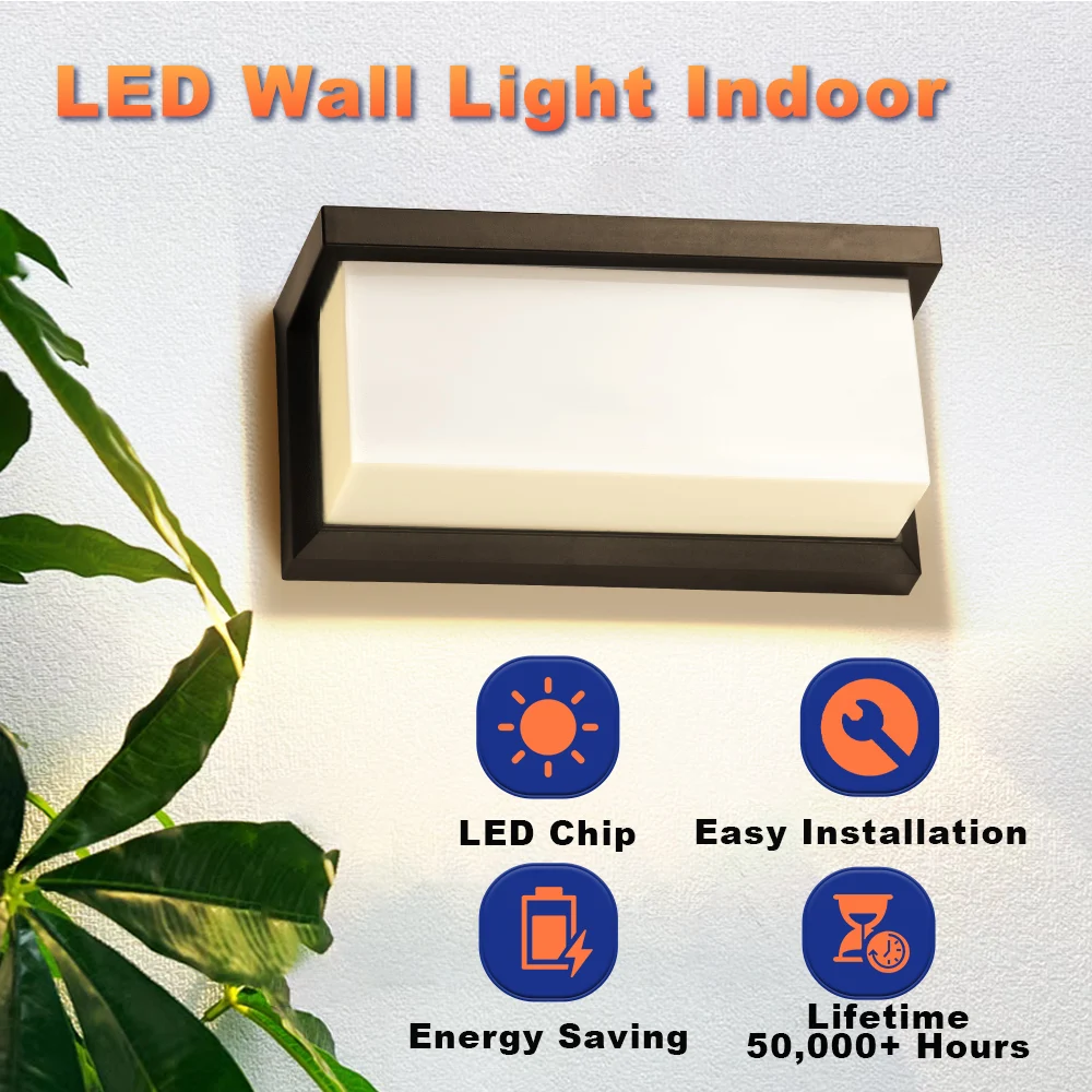 

Modern Indoor LED Wall Lamp 25W Stairs Wall Light Waterproof Porch Lights Outdoor Garden Wall Lighting Balcony Garden Night Lamp