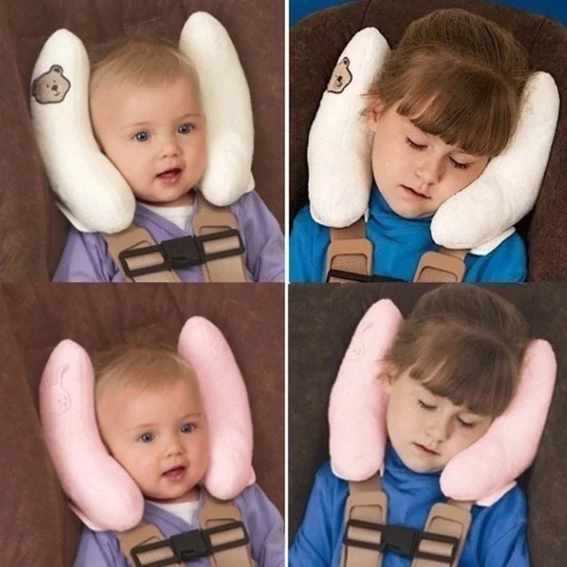 Infant Safety Car Seat Stroller Pillow Baby Head Neck Support Sleeping Pillows Toddler Kids Adjustable Pad Cushion Accessories