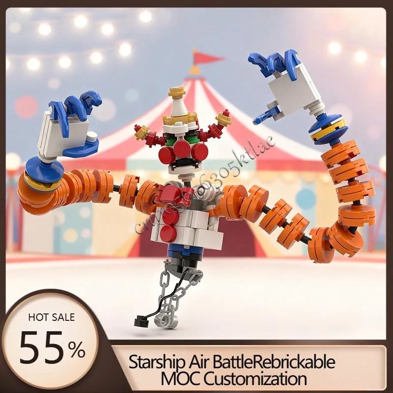 

131PCS MOC Customize Famous Game Characters Series Jackie Brickheaded Set DIY Creative Assembly Toy Kids Gift Collection Display