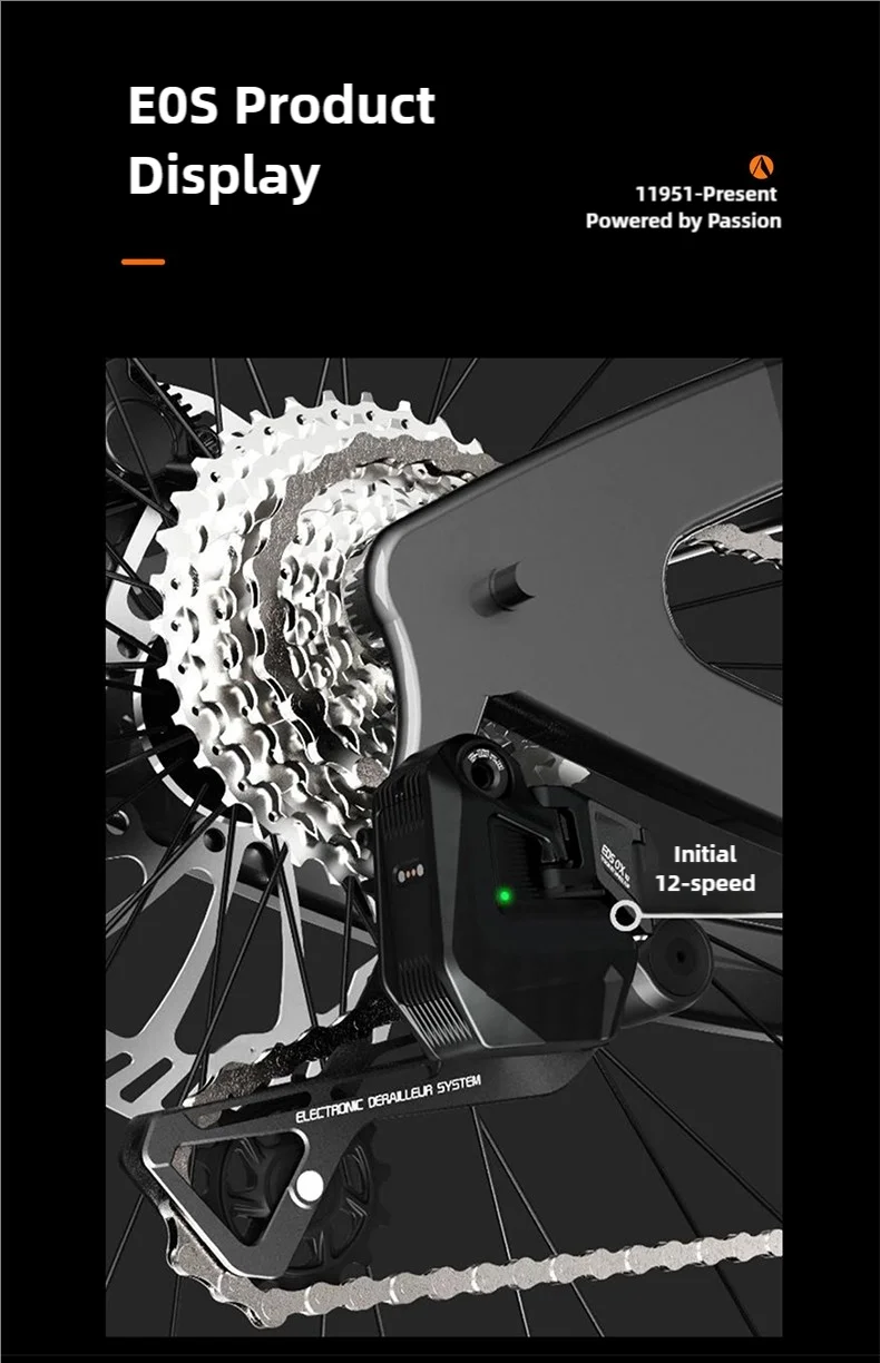 Wheeltop EDS OX 2.0 Kabelloses Elektronisches MTB-Schaltwerk 7-14-Gang Smart-Schalt-System APP-Steuerung ANT+-kompatibel – Detail 11