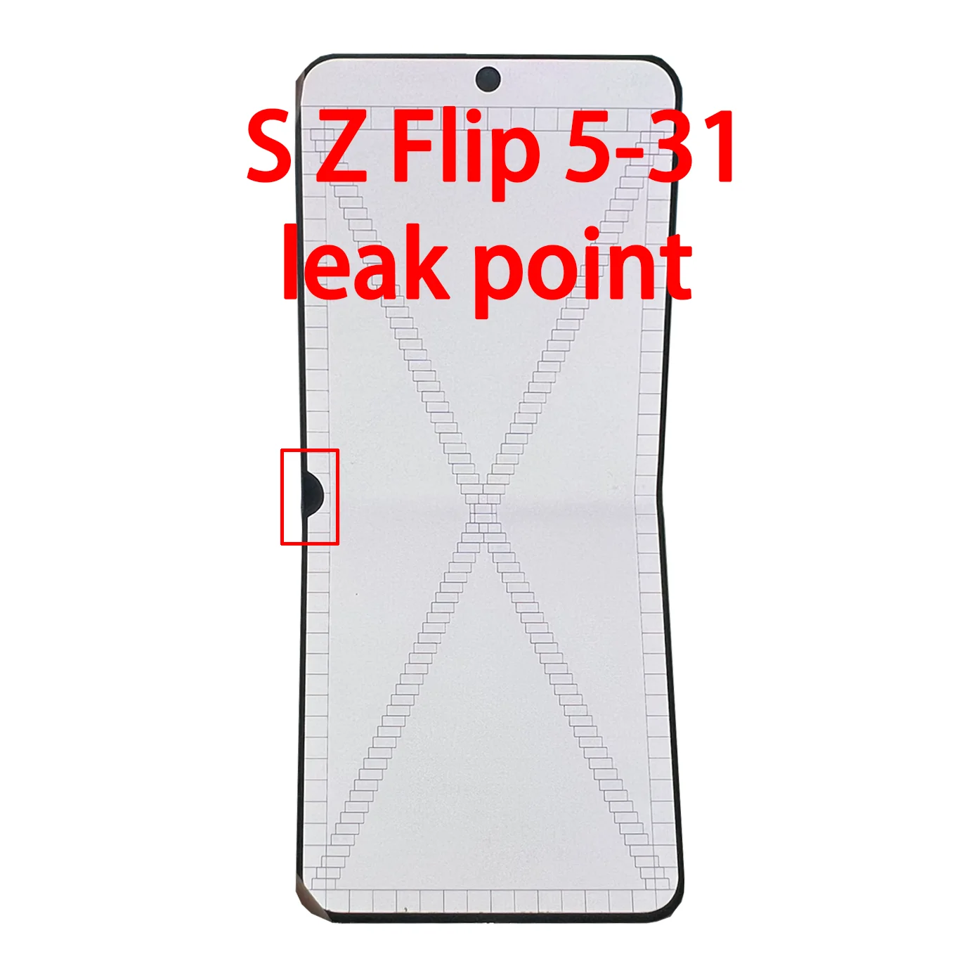 Defect Point Line AMOLED Inner Touch Screen Digitizer For Samsung Galaxy Z Flip5 SM-F731B SM-F731U Display Replacement No Frame