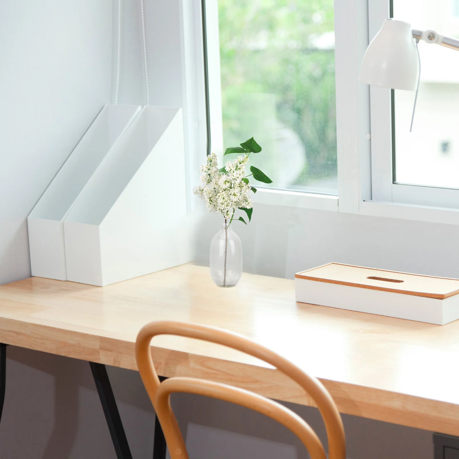 

Smoke Ash Glass Vase Unique Delicate Style for Home Garden Office Desktop Decoration Hydroponic Plant Flower Container