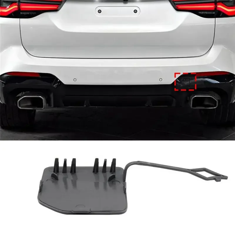 For Mercedes Benz E Class W213 S213 2017-2020 Sedan Wagon Luxury Rear Bumper Tow Hook Cover Trailer Tow Access Hole Cap