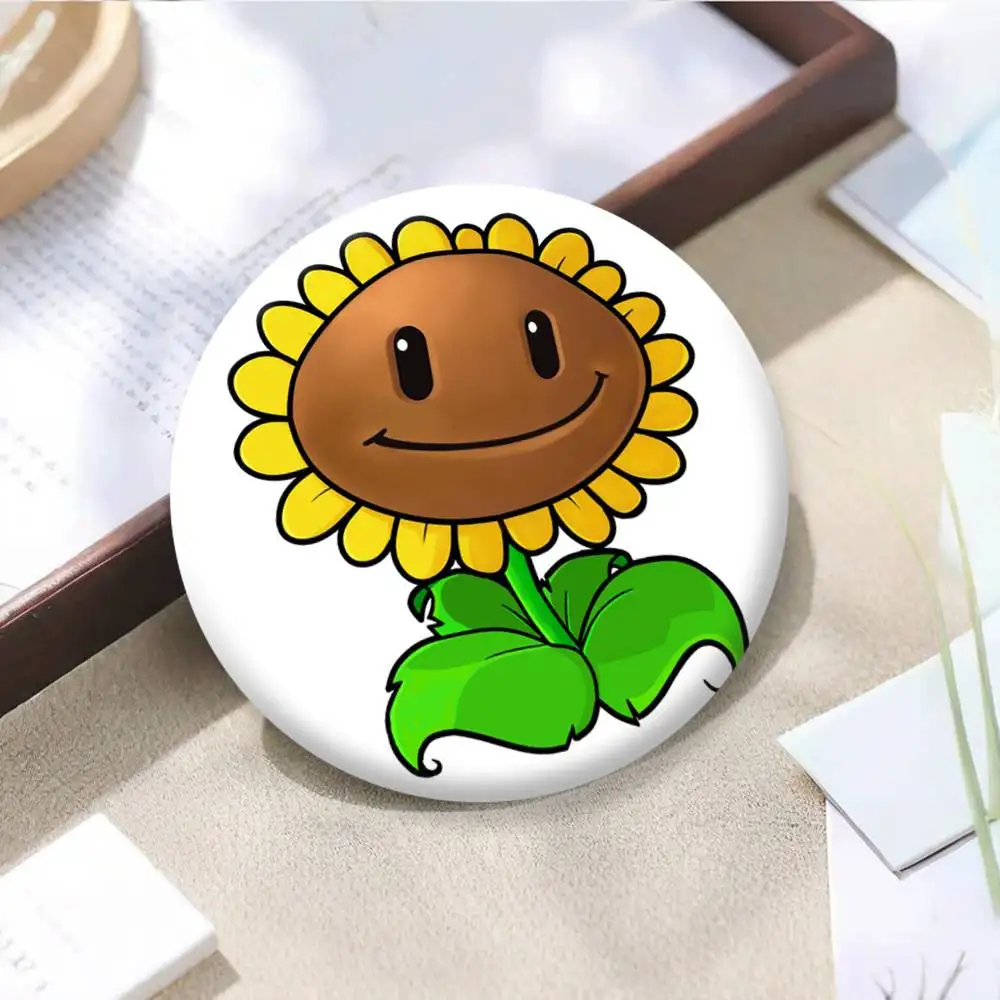 Game P-Plants VS Zombies Brooches Cartoon Badge Pins Backpack Hat Accessories Friend Gift