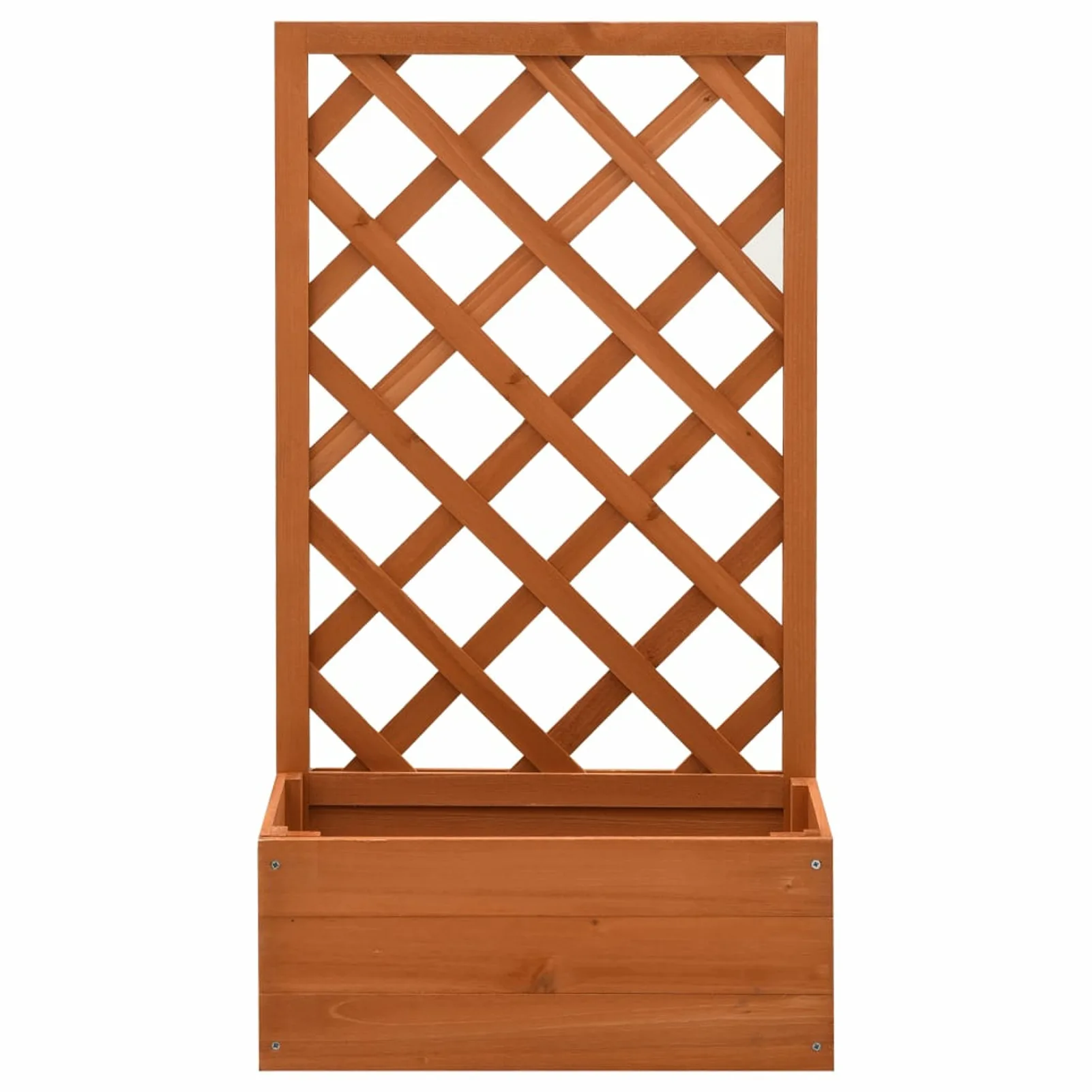 Garten gitter Pflanzer Box Outdoor Hochbeet mit Gitter Outdoor Garten Blume stehend Pflanzer Box Deko 50x25x90 cm