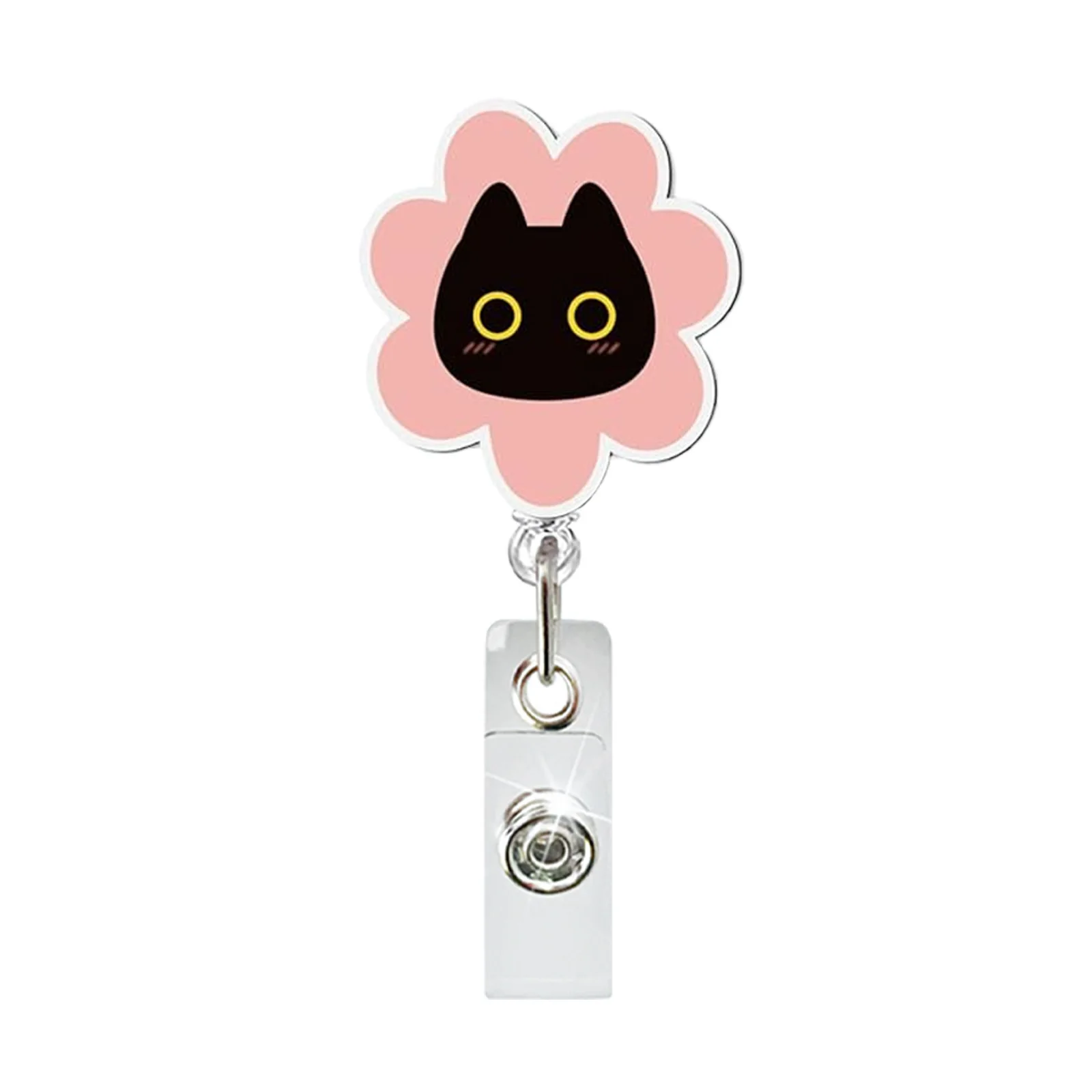Swivel Badge Clip Compact Nurse Badge Holder Retractable Badge Reel Secure For Company Exhibition Office