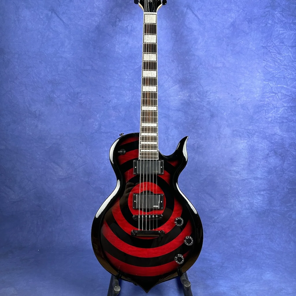 In Stock red zakk Strange Special Shape Electric Guitar Rosewood Fingeboard maple neck balck hardware Shipping Quickly