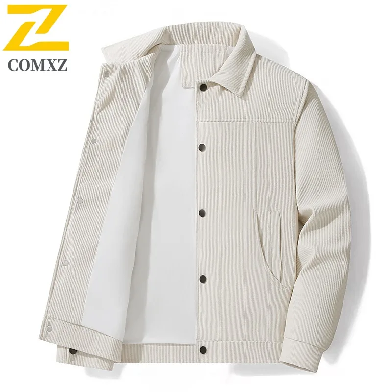 

COMXZ вельветовое пальто 2025 дышащая ветрозащитная минималистичная ветровка для бега и пешего туризма Chaqueta уличная ветровка для кемпинга мужская одежда