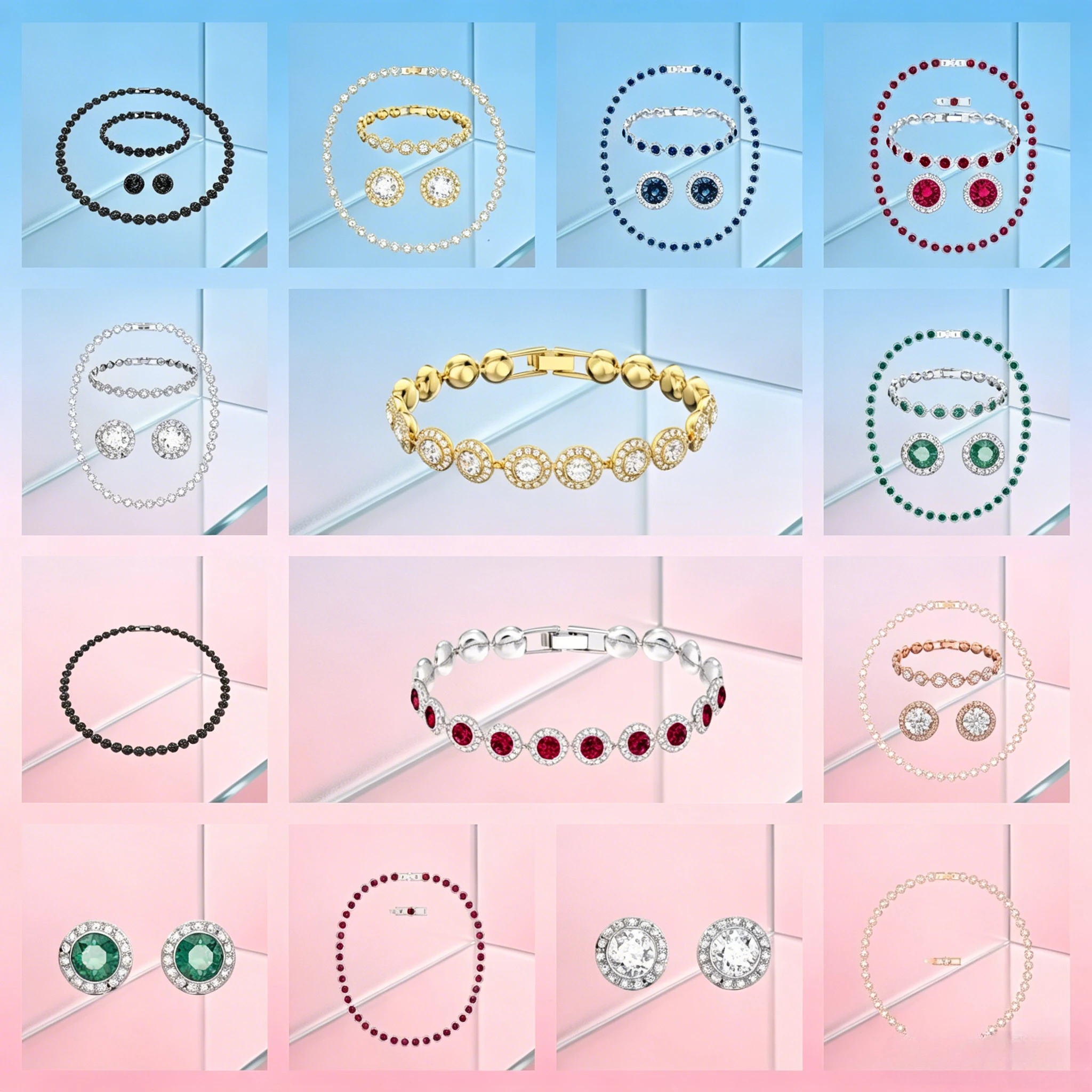 2026 Elegant and fashionable popular Christmas hot-selling women's party all-match diamond jewelry set free shipping