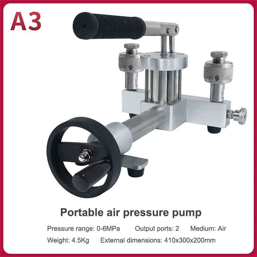 Laboratory Hand-held Micro-pressure Pressure Pump Precision Pressure Source Calibrator Air Pressure Calibrator Gauge Calibration