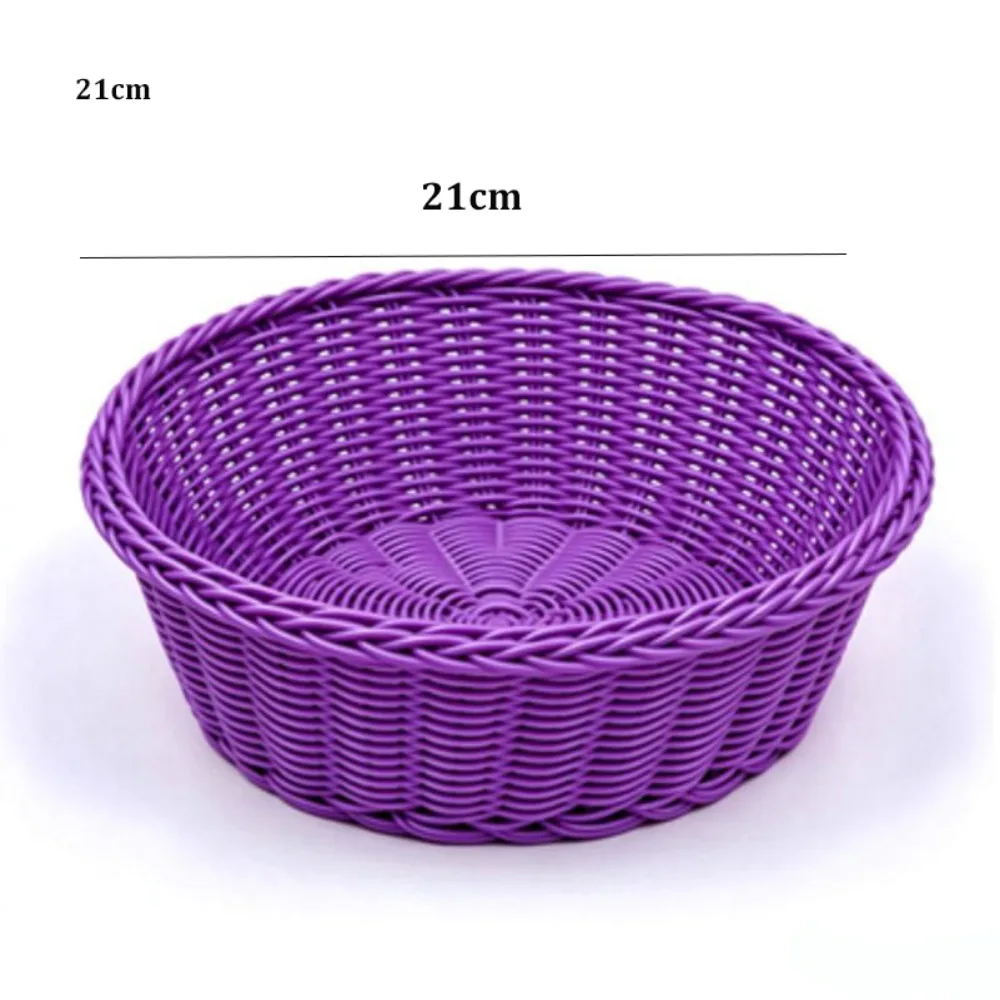Hardness Rattan Wicker Woven Serving Baskets Household Handwoven Drain Chopstick Fork Spoon Holder Multistyles Rattan Basket