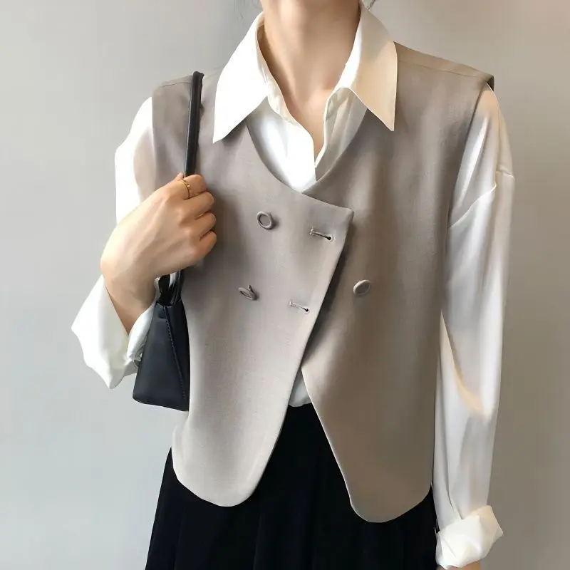 

Spring 2023 New Set Sleeveless Suit Vest