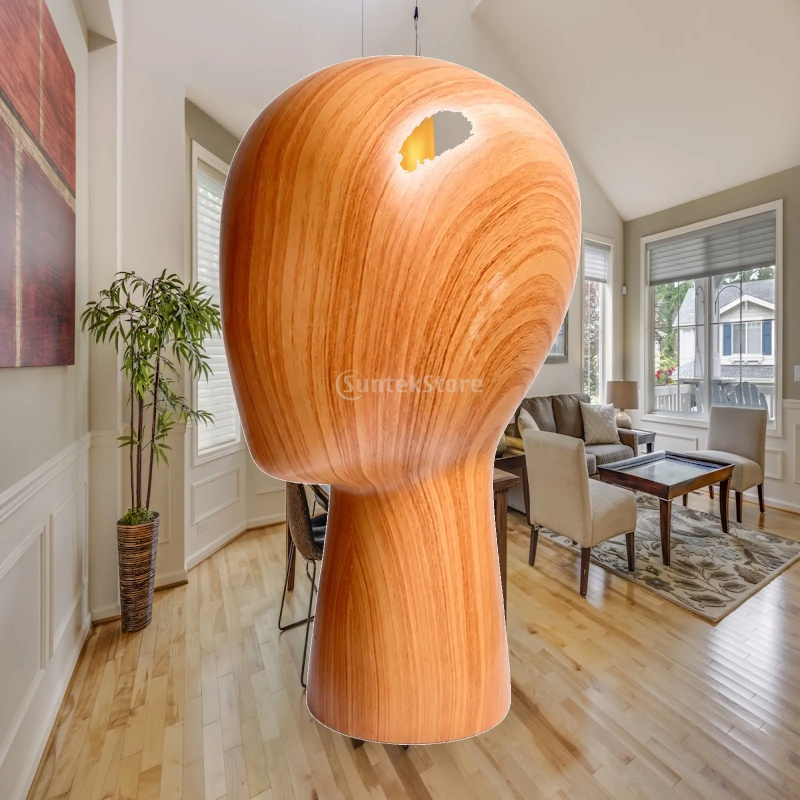 Fiberglass Hat Mannequin Head Display with Smooth Surface for Retail Salon Hat Wig Presentation Stand