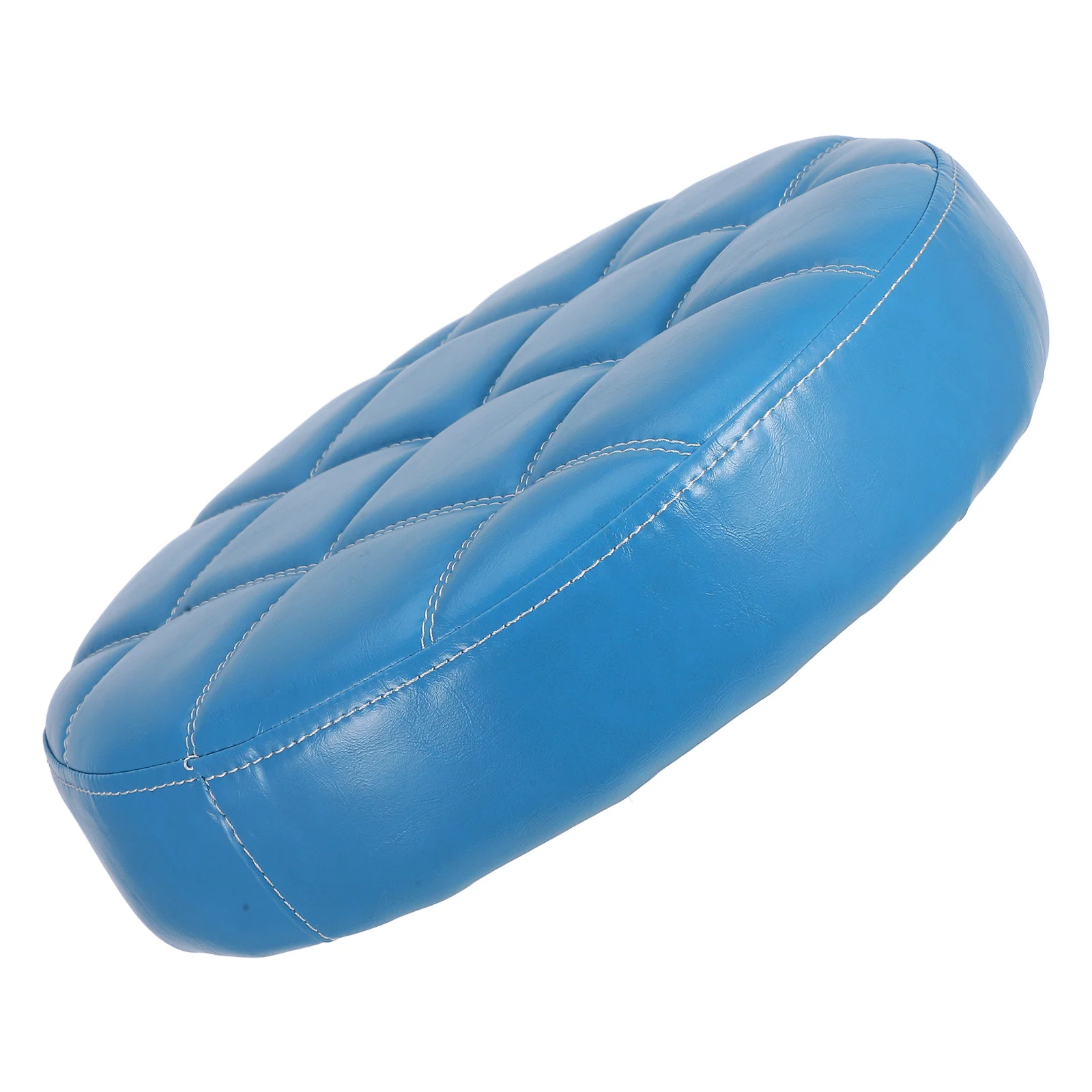 

Lift Chair Stool Bar Replacement Seat Round Cushion Sponge Pu Cover Saddle Sky Blue Height Adjustable Swivel Padding Wooden