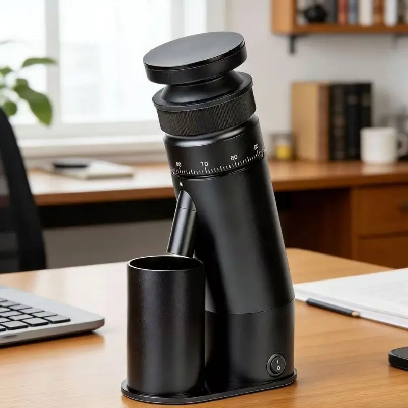 Electric Coffee Grinder, Bean Powder Grinding Machine, Universal for Espresso and Hand‑Pour Coffee Brewing