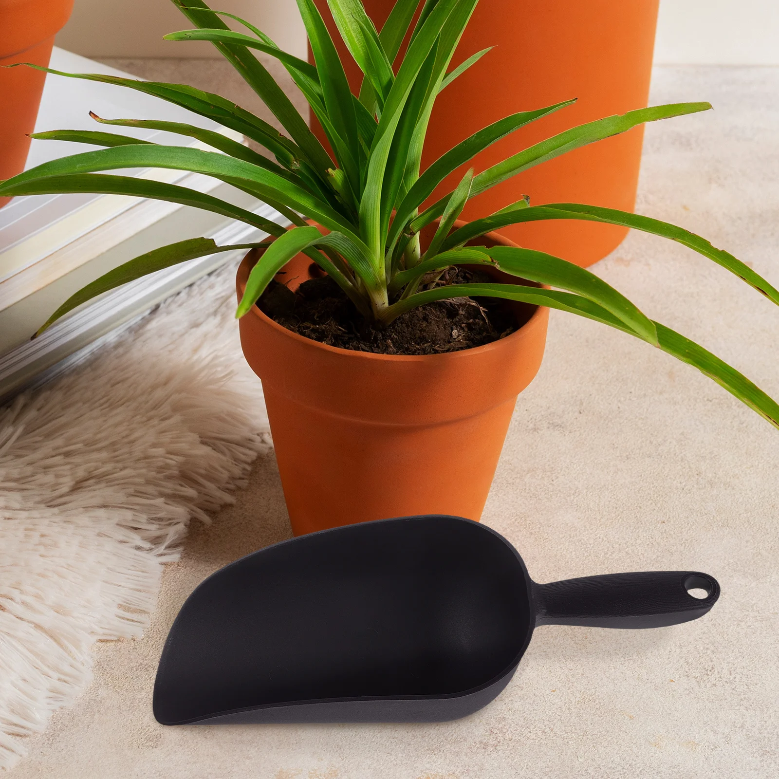 

Garden Trowel Lightweight Plastic Round Mouth Shovel Small Spade Tool For Flower Planting Digging Soil Mini Gardening Hand