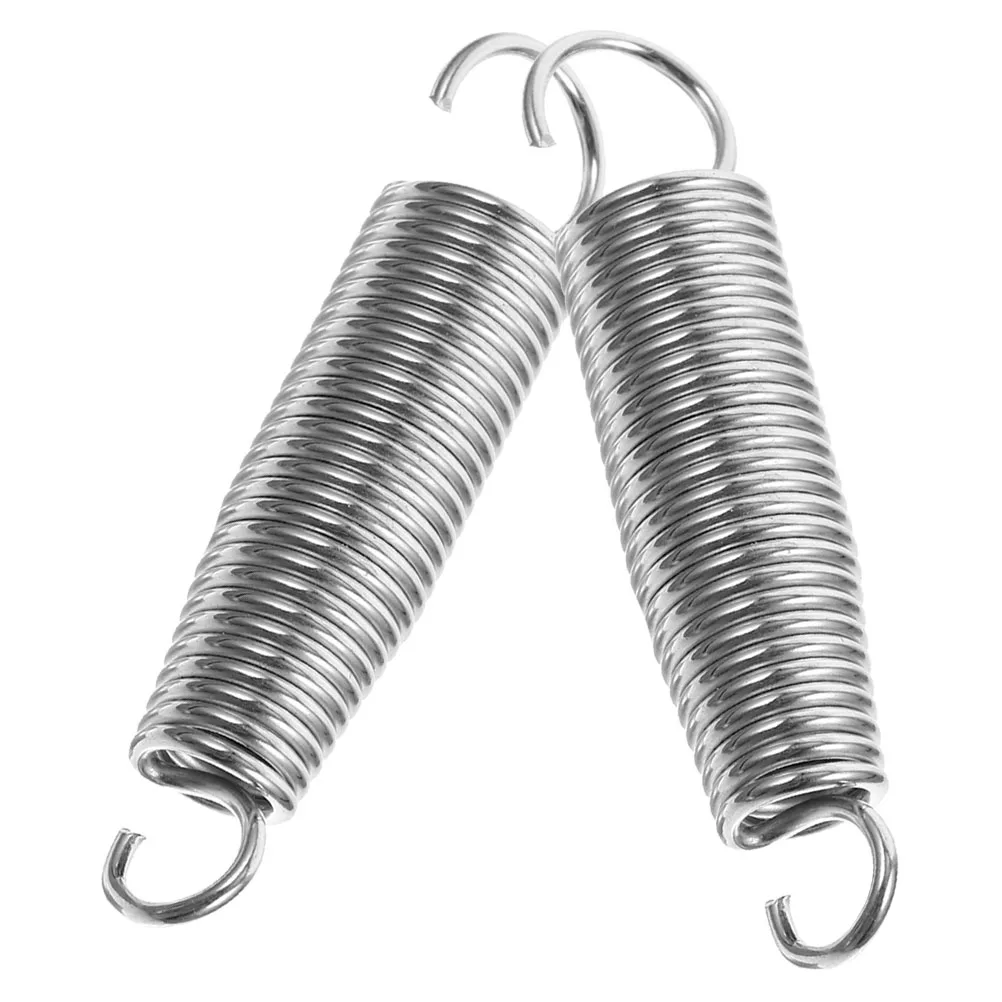 

2 Pcs Bass Drum Pedal Spring Accessories High Strength Metal Tension Springs Durable Drum Foot Parts Percussion Instrument