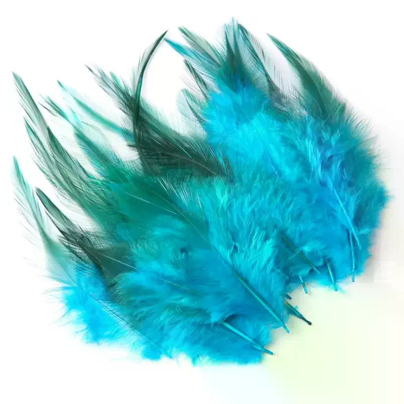 50Pcs Sewing Accessories DIY Jewelry Plumes Decor Chicken Rooster Feather 7-15cm For Wedding Dress Handicrafts Home Decoration