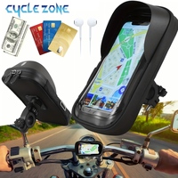 Universal Bicycle Phone Holder Bag Waterproof 360° Rotation Touch Screen MTB Bike Handlebar Cell Phone Bags Cycling Accessories