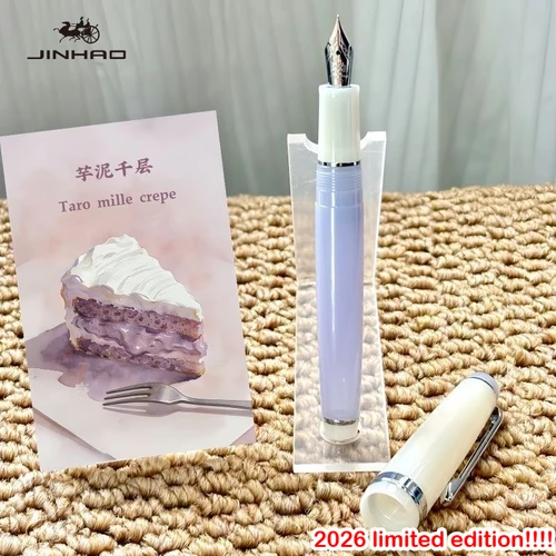 Imagen 2 del producto Pluma estilográfica JINHAO 82 de edición limitada, color Macaron, clip dorado, EF/F/M, pluma para caligrafía, papelería, suministros escolares y de oficina