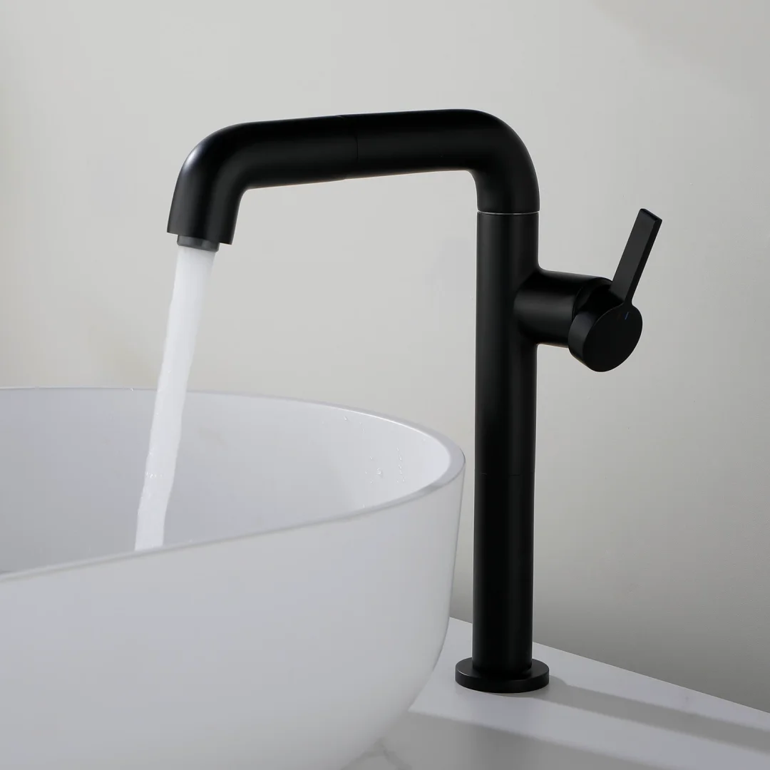 Rose Gold Basin Faucet Brushed Gold Bathroom Faucet Total Brass Cold & Hot Grey Lavotory Faucet Sink Tap Deck Mounted Sink Tap