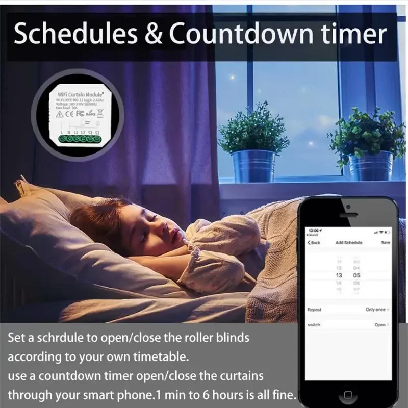 Tuya WiFi Smart Vorhang Schalter Für Rollladen Blind Motor Rollladen Tür Funktioniert Mit Alexa Google Home Assistent