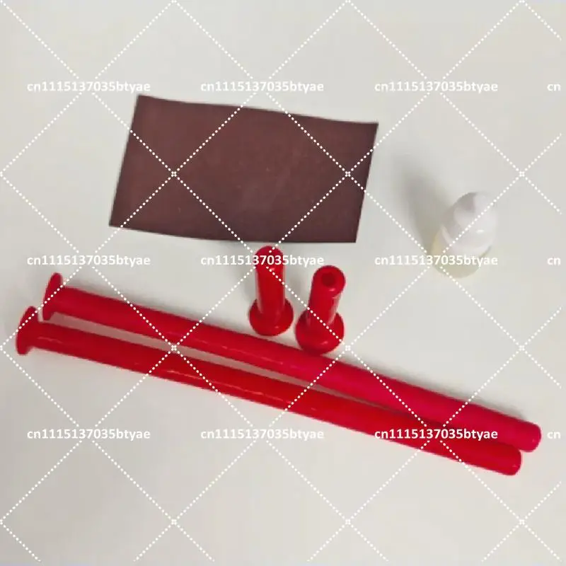 Latex clothes DIY latex suffocation short nasal tube lengthened nasal tube 15cm soft smooth nasal tube glue set