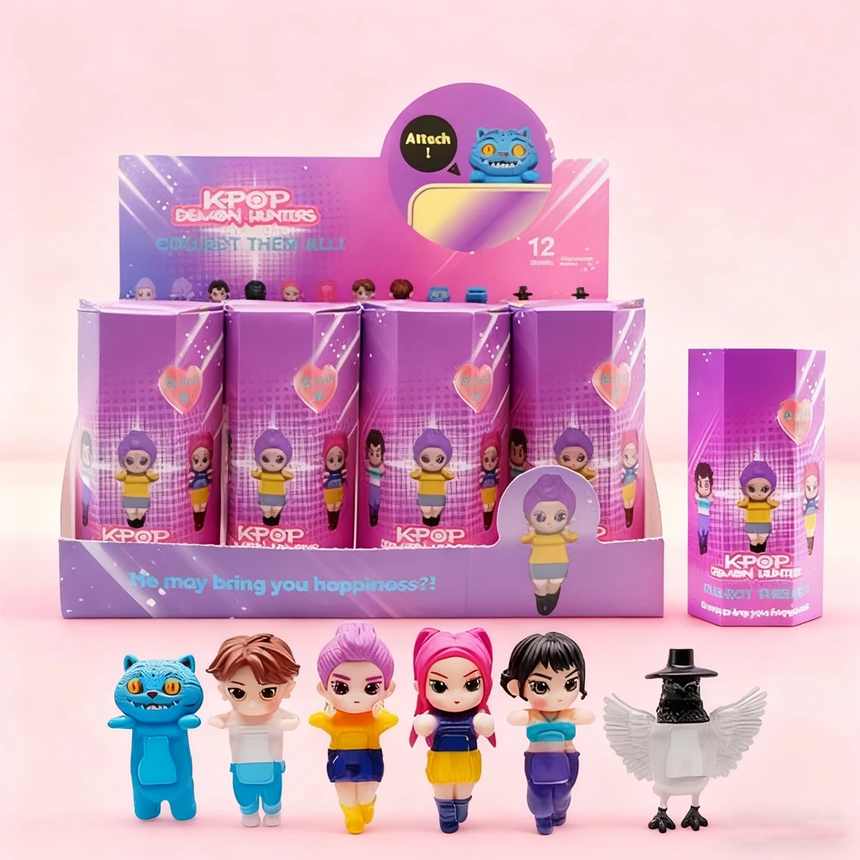 In Stock Kpop Demon Hunters Devil Blind Box Saja Collect Anime Figure Kid Party Cosplay Gaming Cartoon Decor Christmas Gift,.,..