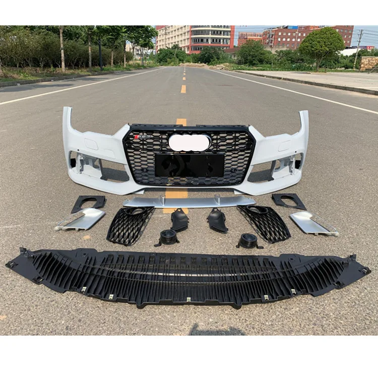 

Suitable for Audi RS7 front surround 161718 RS7 large surround middle grid A7 modified bumper air intake grille